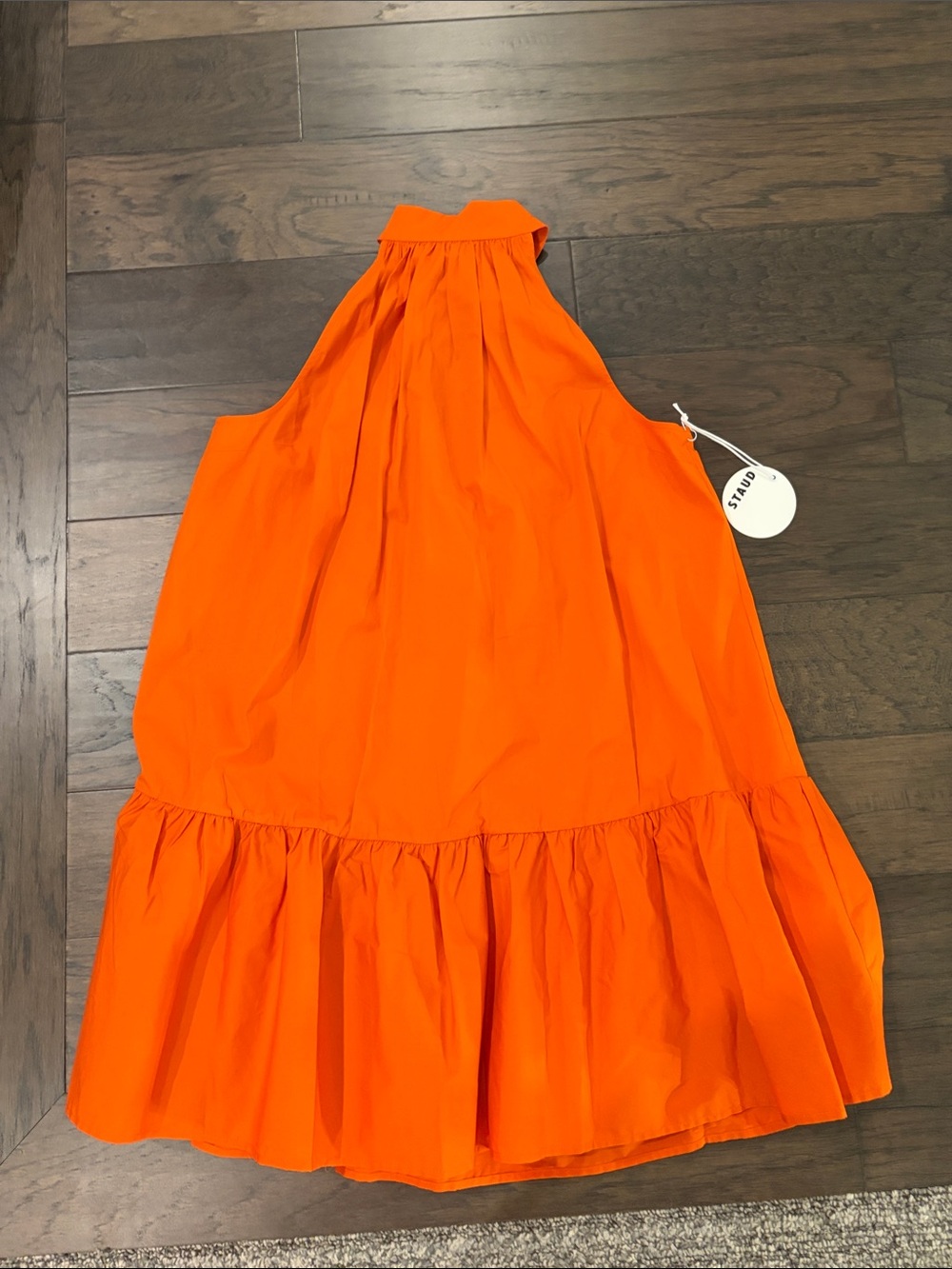 New With Tags Staud Mini Marlowe Dress Sz M - Picture 9 of 14